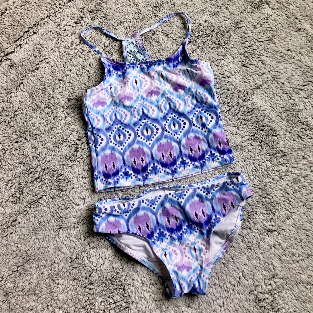 NWOT Tankini Tie Dye Ikat Print